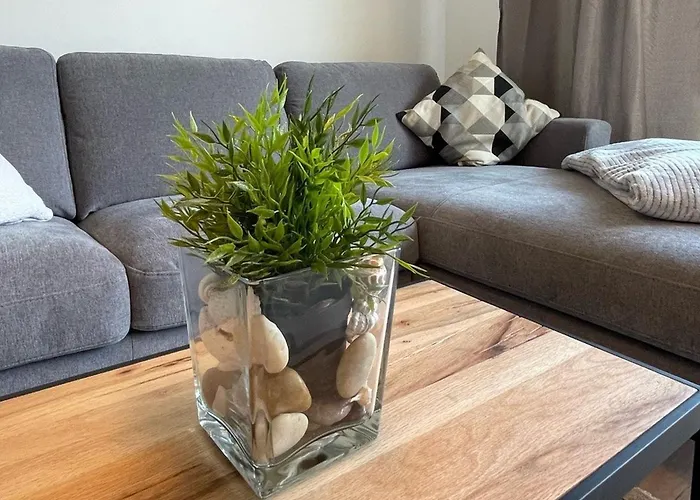 度假居 Reihenhaus Hafenblick 马斯霍尔姆